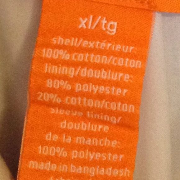 Joe Fresh Women's Rain Coat Size XL Cotton Lightweight Lined Pockets Summer Fall - Picture 8 of 11